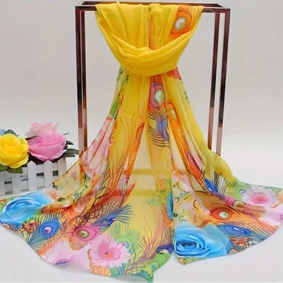 Passion Scarf Stylish Thin Beach Shawl - Picture 3 of 4